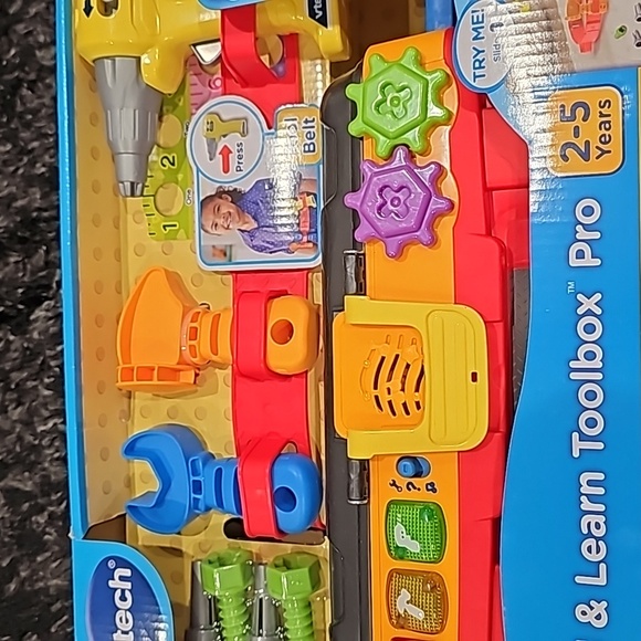 NWT Vtech Drill & Learn Toolbox - Picture 5 of 13